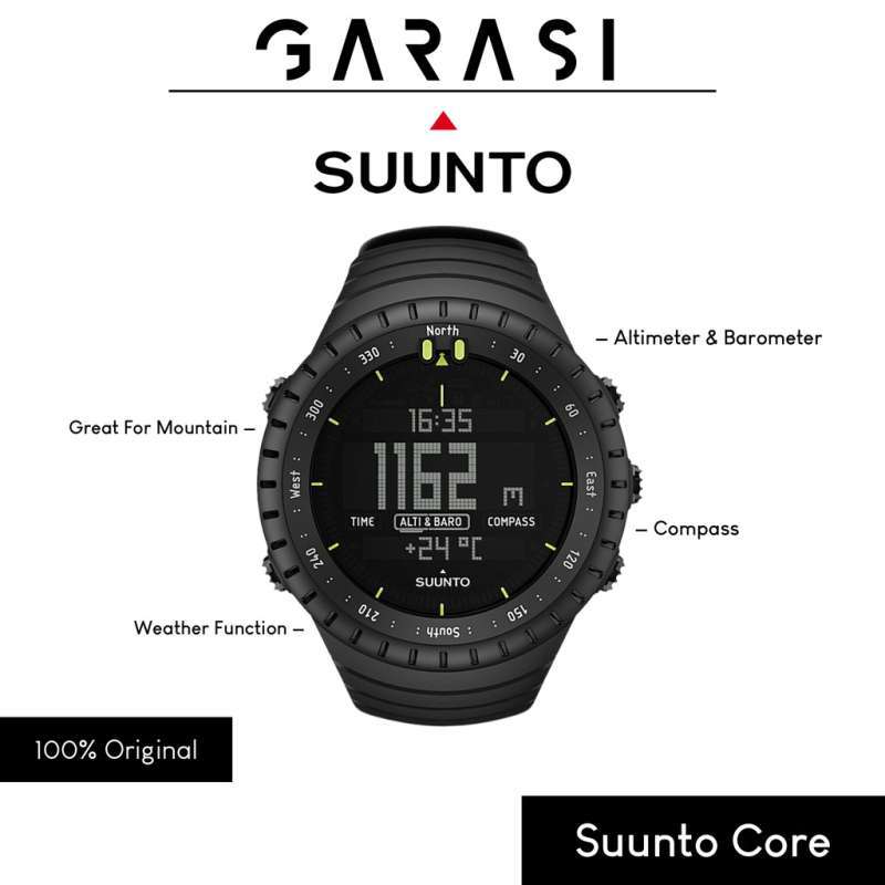 Jual suunto core all black sale