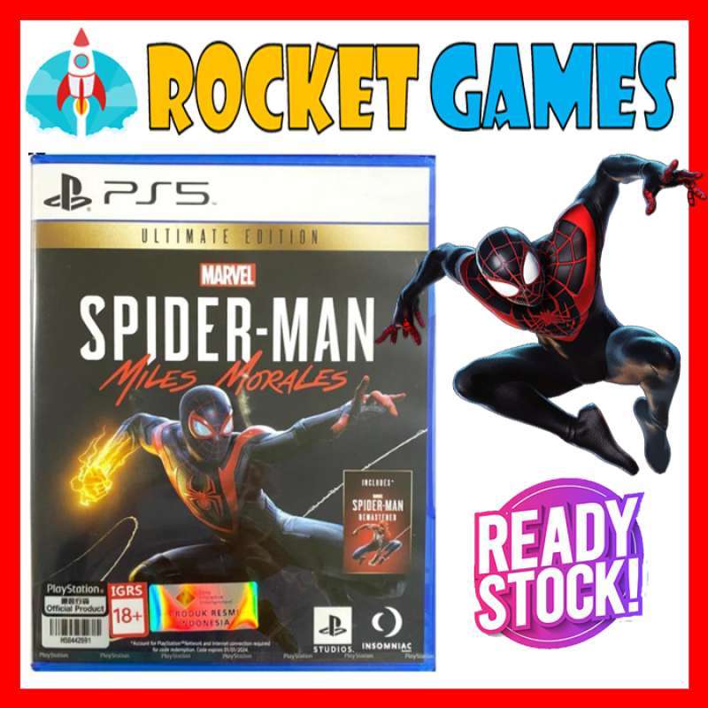 Jual Rocket Games - PS5 Marvel Spiderman Miles Morales Ultimate Edition /  Marvels Spiderman Miles Morales Ultimate Edition di Seller Rocket Games  Shop Official Store - Kota Jakarta Selatan, DKI Jakarta | Blibli