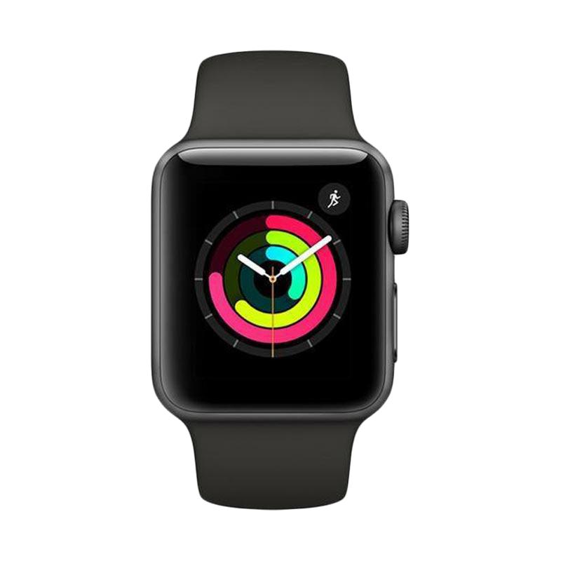 Jual Apple Watch Series 3 Gps 42mm Smartwatch Space Grey Aluminium Case With Black Sport Band Bca Flazz Card Apple Online November 2020 Blibli Com