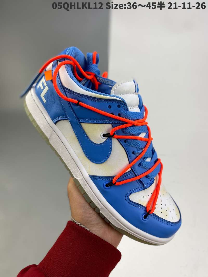 off white dunks light blue