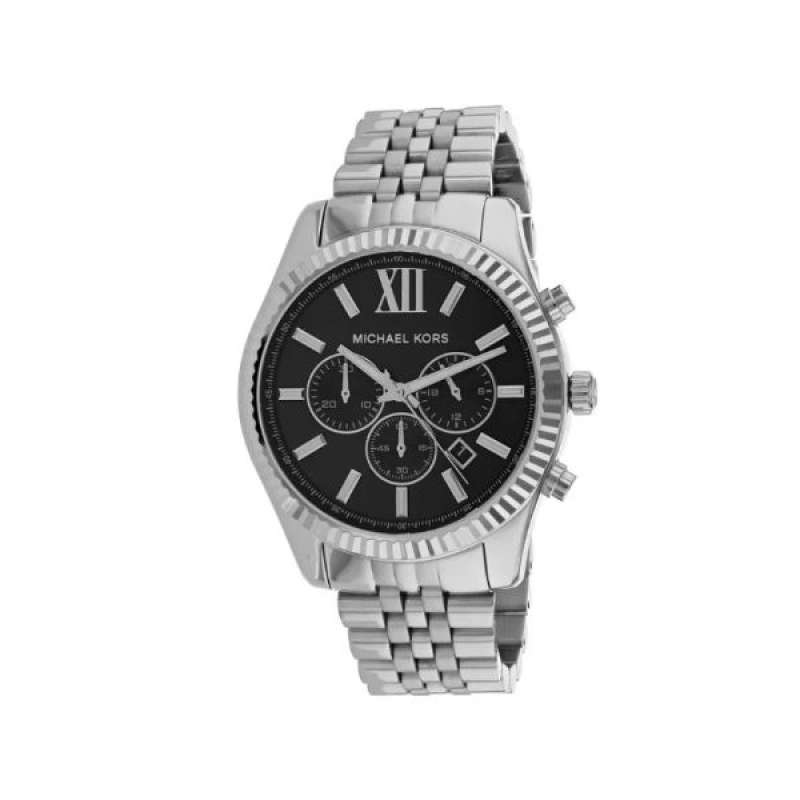 Promo Jam Tangan Pria Michael Kors MK8602 Lexington Chronograph Men Black  Dial Stainless Steel Strap [MK8602] - Silver Diskon 61% di Seller GALLERY  WATCH - Bulak Banteng, Kota Surabaya | Blibli