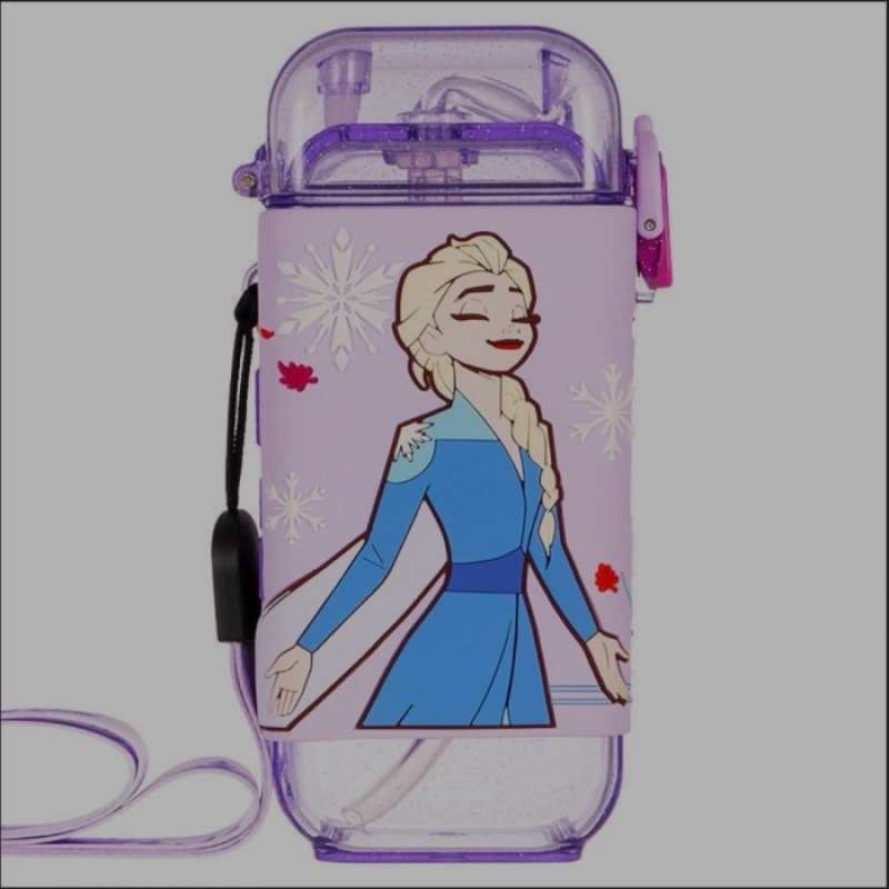Promo BOTOL MINUM ANAK KARAKTER DISNEY FROZEN ELSA DAN OLAF BPA FREE - Ungu  di Seller Todaystore - Kota Jakarta Barat, DKI Jakarta | Blibli