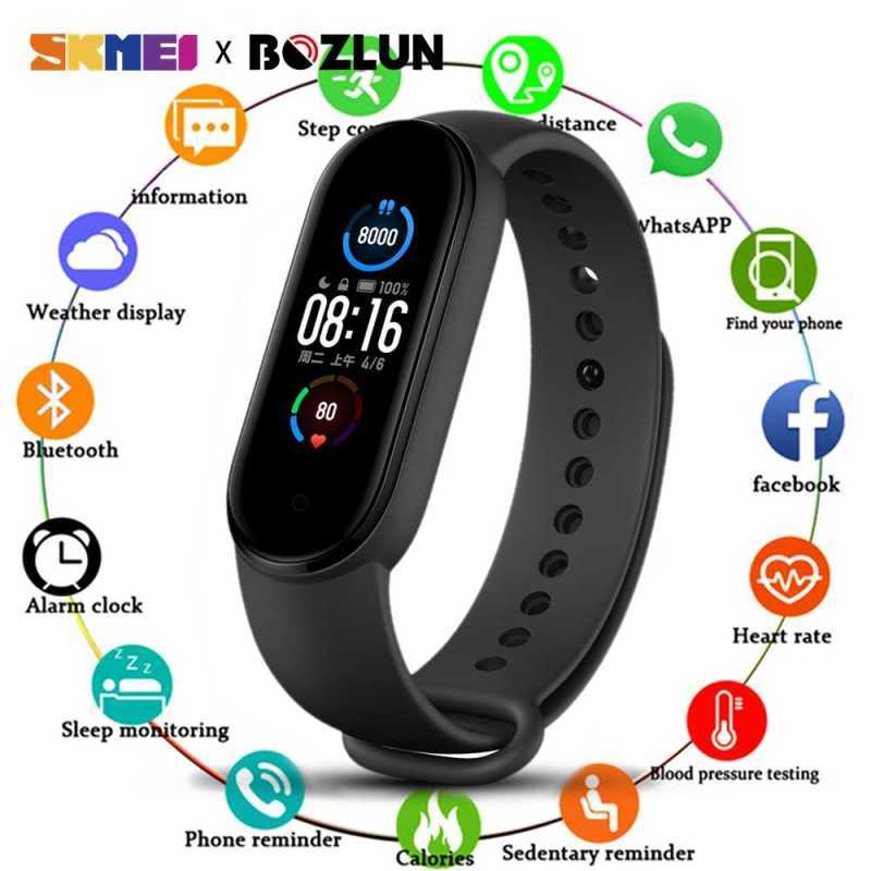 Promo SKMEI Smartwatch Sport Waterproof Heart Rate Blood Pressure