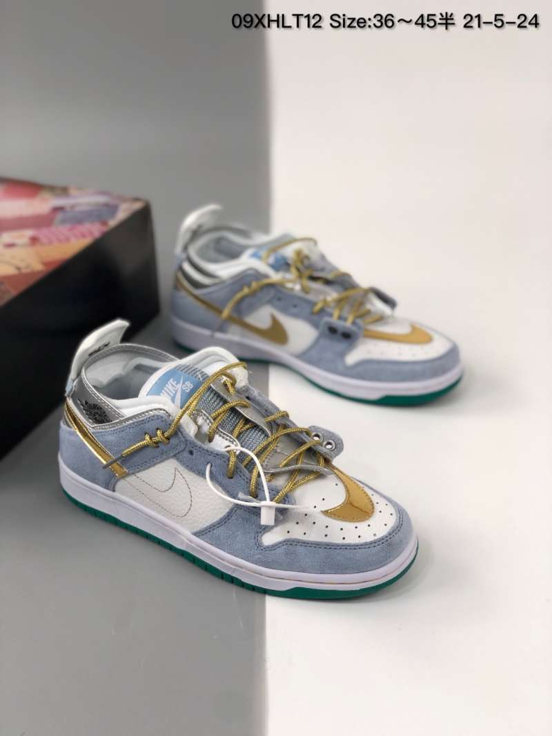 Jual Nike SB low in Paris and NE dunkb in charge of ejder in Paris Fashion  Week show the design concept of ejder is orange and blue as the main film  and -