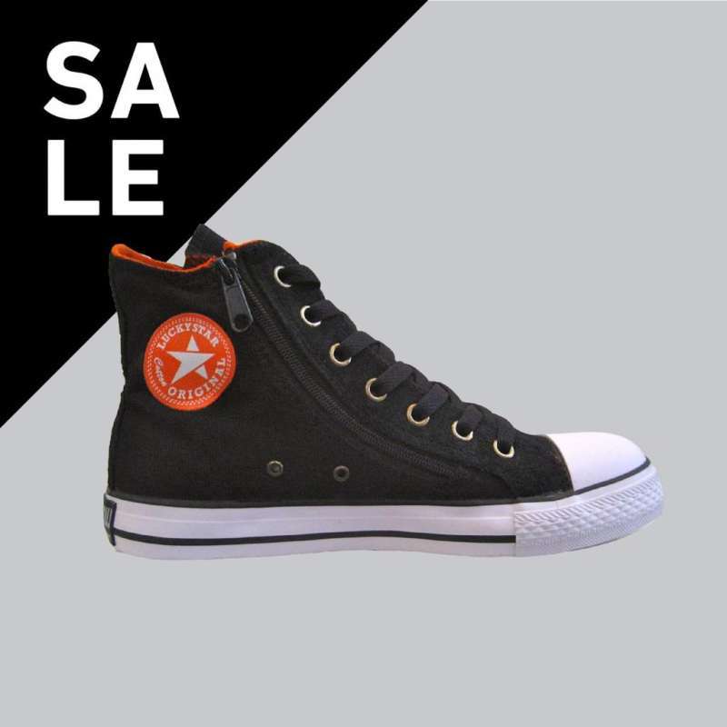 Converse lucky star orange hot sale