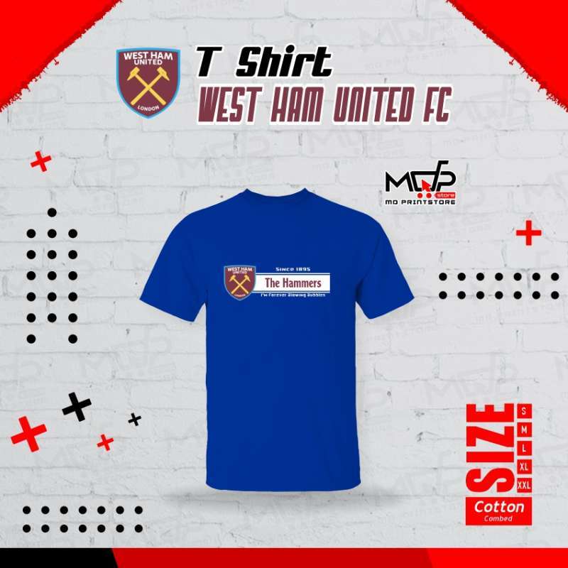 Jual KAOS DEWASA WEST HAM UNITED FC 
