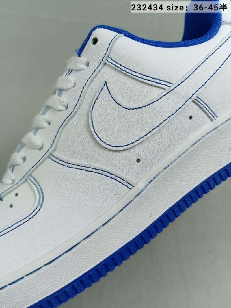 Jual Original NIKE AIR Force 1 lv8 NIKE AIR Force 1 white blue marker  stitched low top sports casual board shoe cv1724 - 35.5 36 36.5 37.5 38.5  39 - 39 di Seller SNK souxing shop - | Blibli