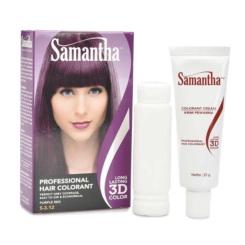 Jual Samantha Professional Hair Colorant Cat Rambut Purple Red 25 G Online Februari 2021 Blibli