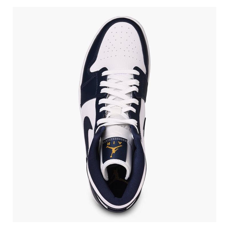 Jual NIKE Men Jordan 1 Mid White 