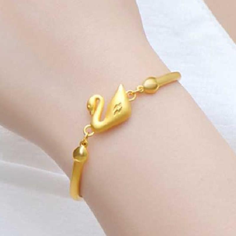 Promo Gold Bracelets For Women Swan 