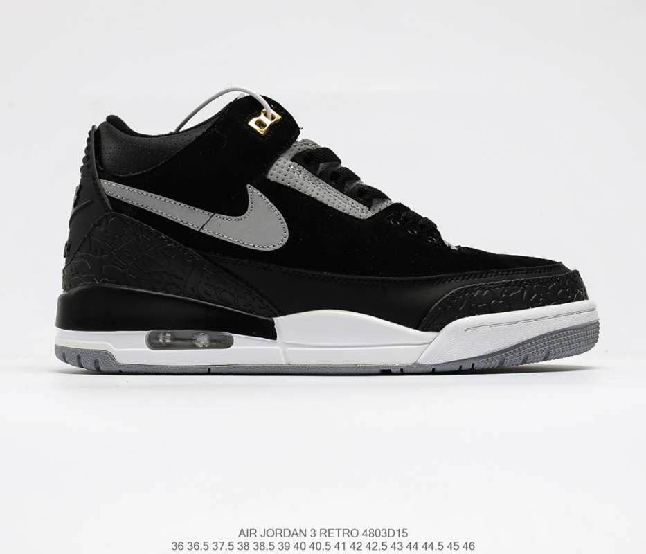 air jordan 3 black cement original