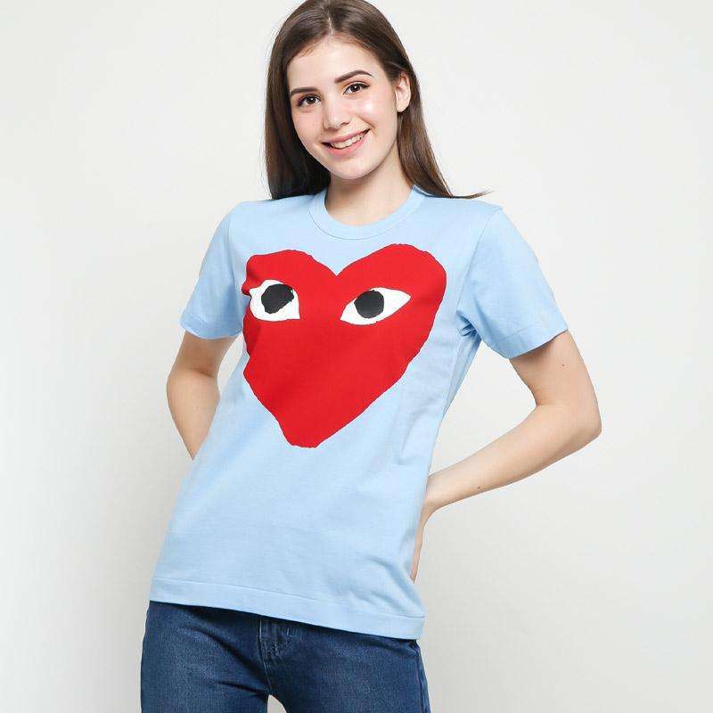 Kemeja Cdg Comme Des Garcons Play Shirt Dames Promo Comme