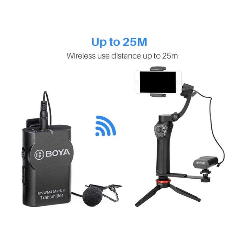 Jual Boya Wm4 Mark Ii Wireless Lavalier Mic For Smartphone Mirrorless Online September 2020 Blibli Com