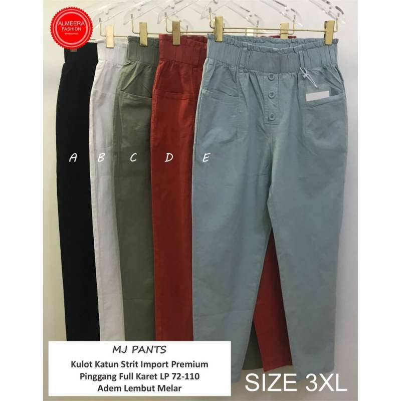 Wanita MJ PANTS 3XL 5XL 7XL By ALMEERA 