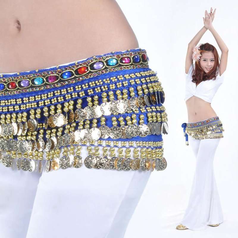 Jual Ladies Belly Dance Wrap Belt Gold 