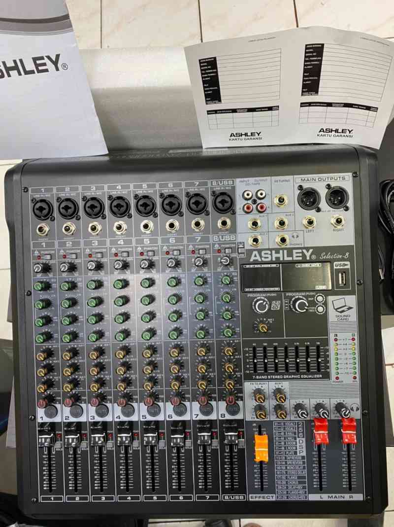 power mixer ashley 8ch usb