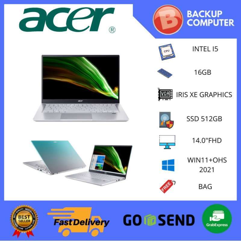 Jual Acer Swift 3 Infinity 4 Sf314 511 5495 Evo I5 1135g7 ocean Blue Sleeve Di Seller Backup Computer Ancol Kota Jakarta Utara Blibli