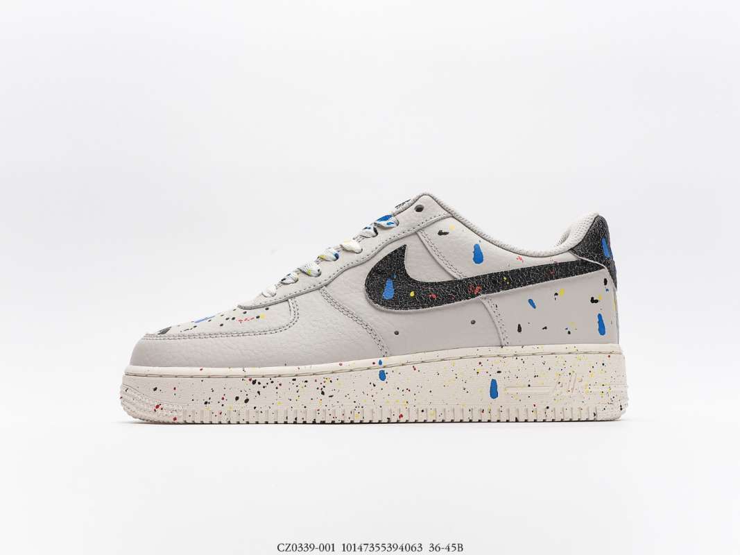 Promo NIKE AIR Force 1 low rainbow splash NIKE AIR Force No. 1 low top  versatile casual sports board shoes. ten trillion one hundred forty-seven -  37 di Seller Cai Wu Official