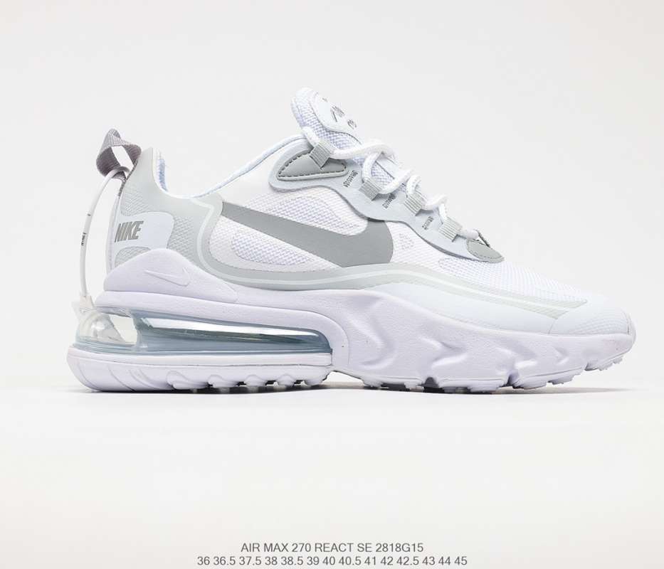 mens white nike 270 react