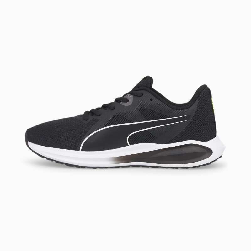 black and white puma runners