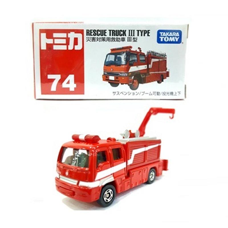 トミカ 74 RESCUE TRUCK III TYPE Tomica 74 Disaster rescue vehicle type III Japanese Sealed