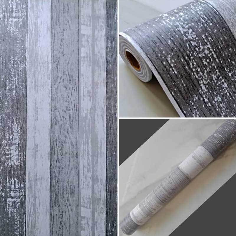 Jual Yuyu Wallpaper Sticker Dinding Kayu Abu Abu Murah Februari 2020 Blibli Com