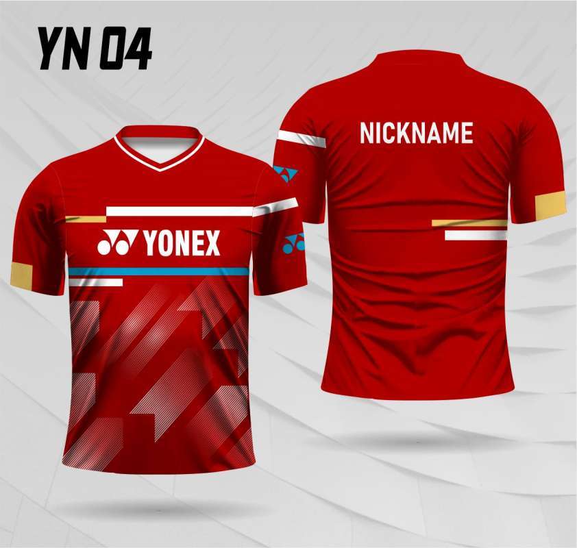 Jersey Kaos Bulutangkis Baju Jersey Badminton Jersey Badminton