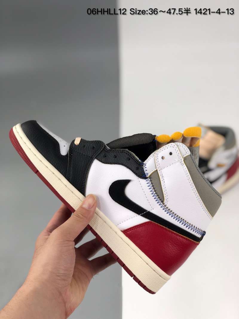 black jordans with red stitching