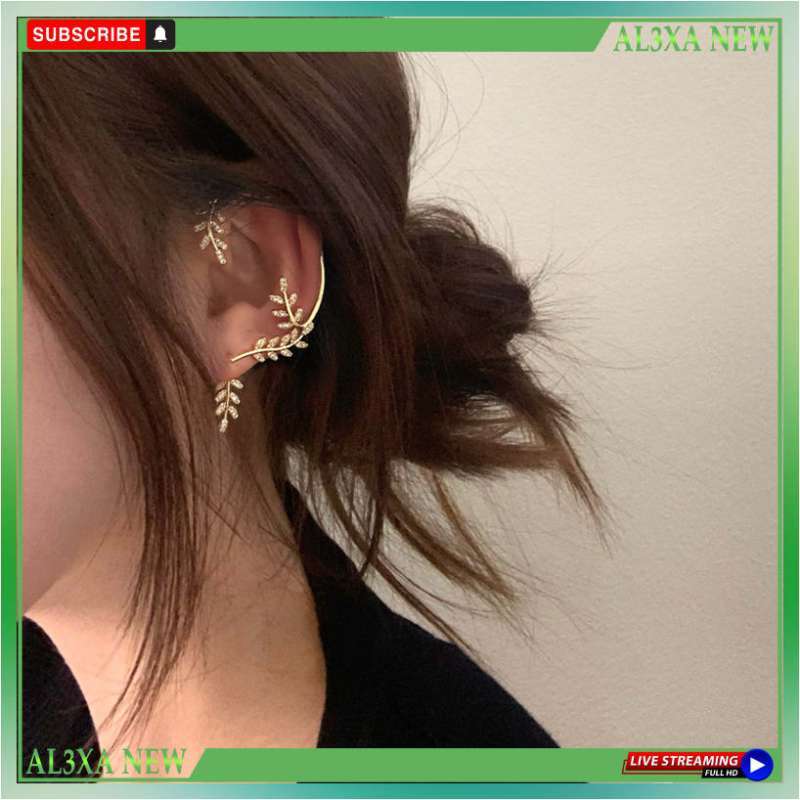 Promo Rhinestone Geometric Sweet Leaf Stud Earrings Girls Statement G Diskon 38 Di Seller Al3xa New Cibangkong Kota Bandung Blibli
