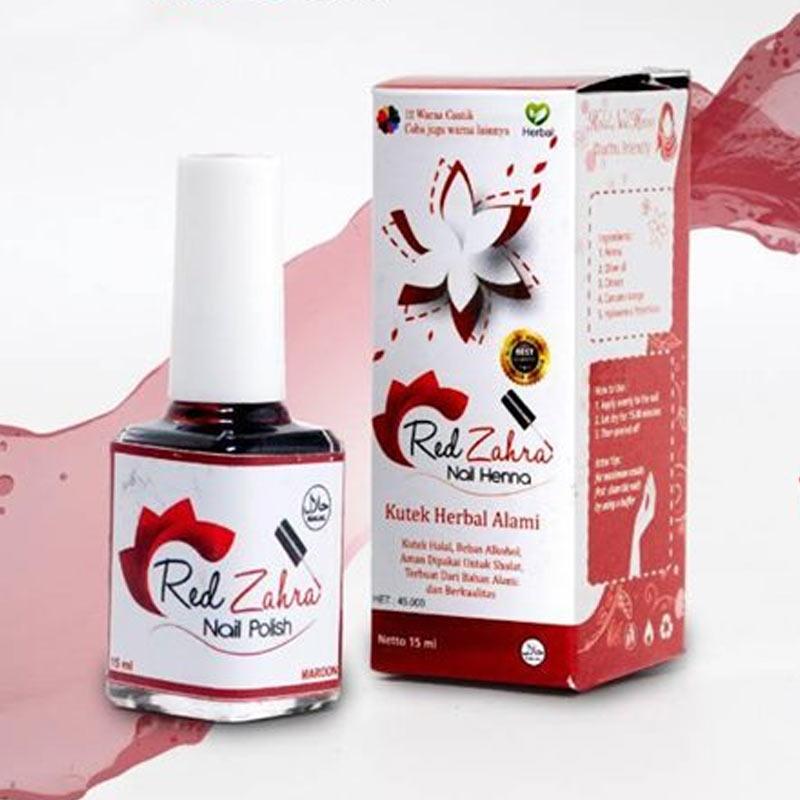 Jual Cmoorlifen Red Zahra 15 Ml Kutek Halal Henna Redzahra Nail Henna Nail Polish Kutek Sholat Online November 2020 Blibli