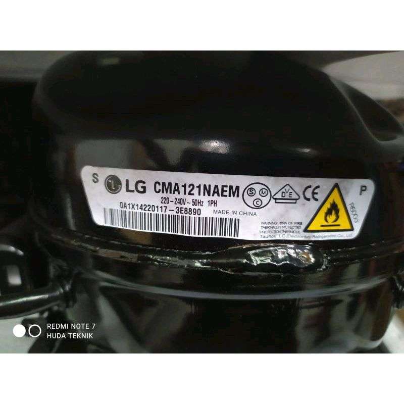 TYPE LG CMA121NAEM 220-240V-50Hz 1PH 