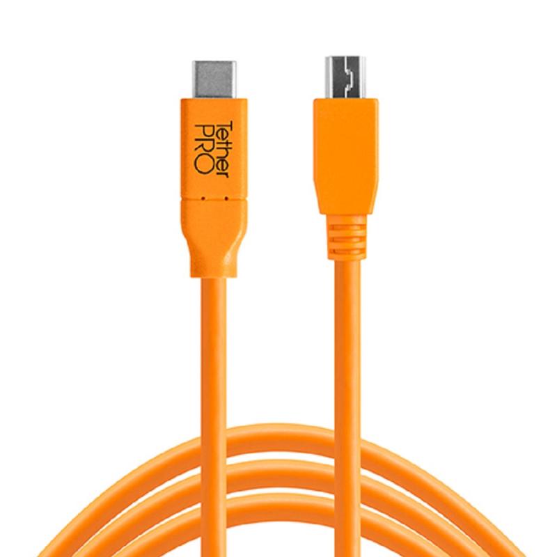 tether tools cuc2415 org usb c to 2 0 mini b 5 pin