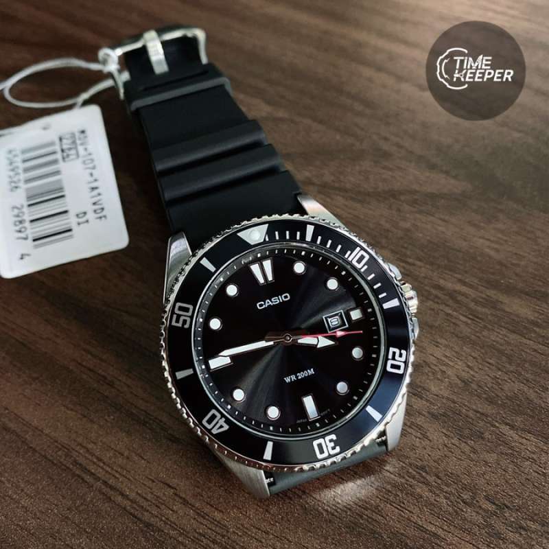 Promo Casio MDV-107-1A1VDF Marlin Duro Diver 200m MDV-107-1A1 Black Rubber  Jam Tangan Original di Seller LIGA ARLOJI - Kota Jakarta Pusat, DKI Jakarta  | Blibli