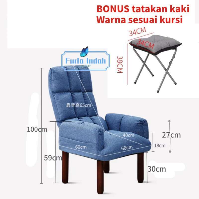 Promo kursi santai lipat kursi sofa sofa single kursi ...
