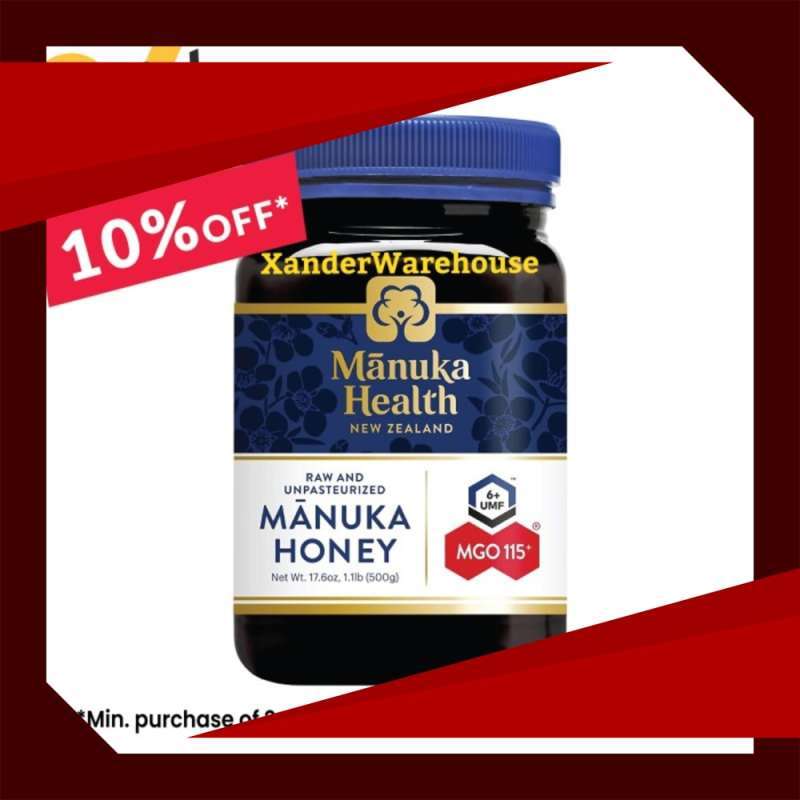 Promo Manuka Health Honey Mgo 115+ 500Gram Madu Immune Booster Tubuh Alami  Di Seller Dhiya.id Shop - Kota Jakarta Barat, Dki Jakarta | Blibli