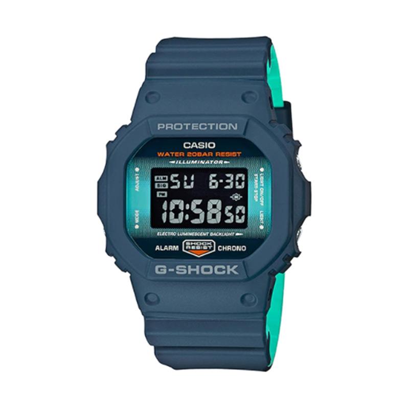G shock biru discount muda