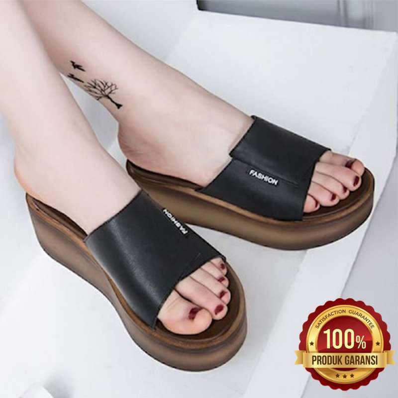 Sandal wedges tinggi best sale