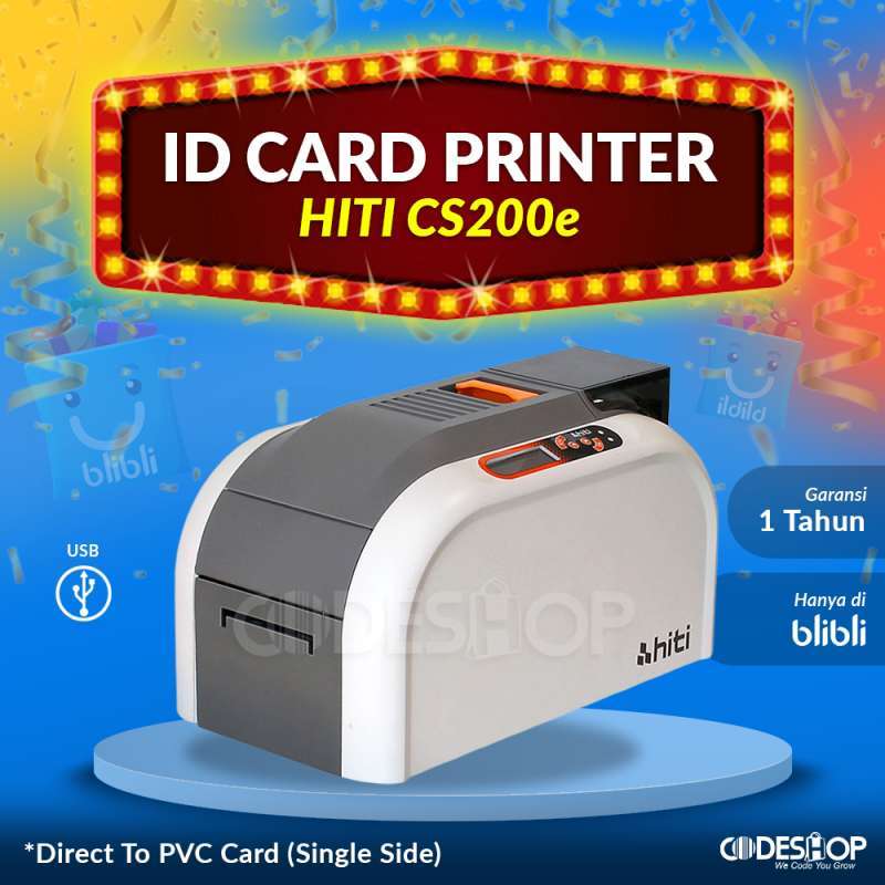 Card Hiti CS200e Single Side 300 dpi 
