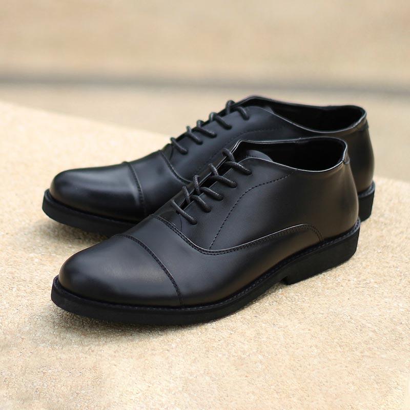 Promo KENZIOS Oxford Sepatu Formal Pria Black Series BLACK 44