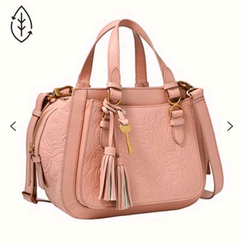 Fossil brooke leather satchel shop