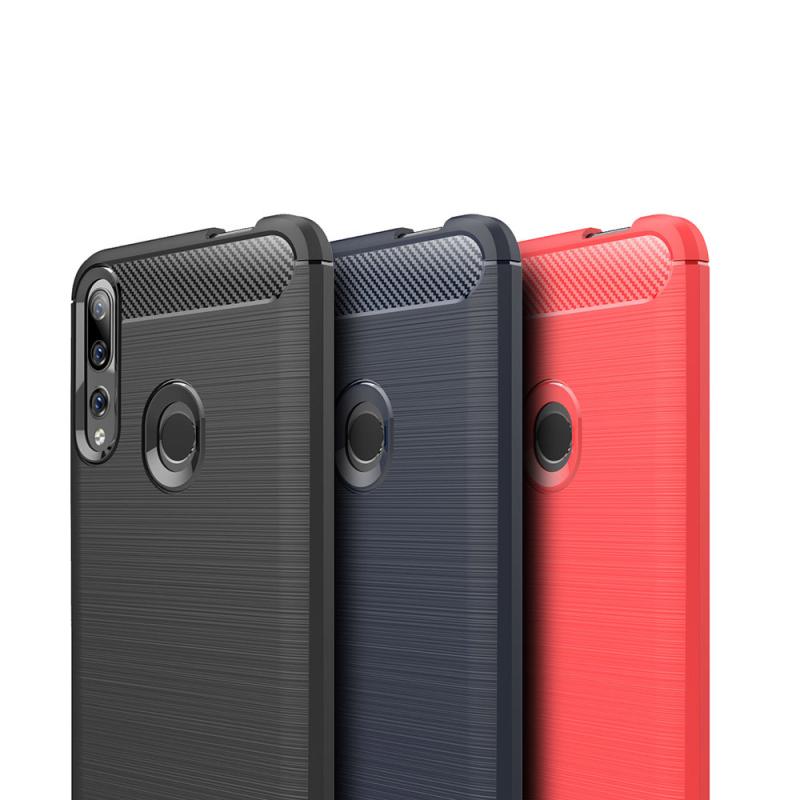 Jual Naxtop Phone Case For Huawei Y9 Prime 2019 Carbon Fiber Brushed Flexible Bumper Back Cover Case Online Desember 2020 Blibli