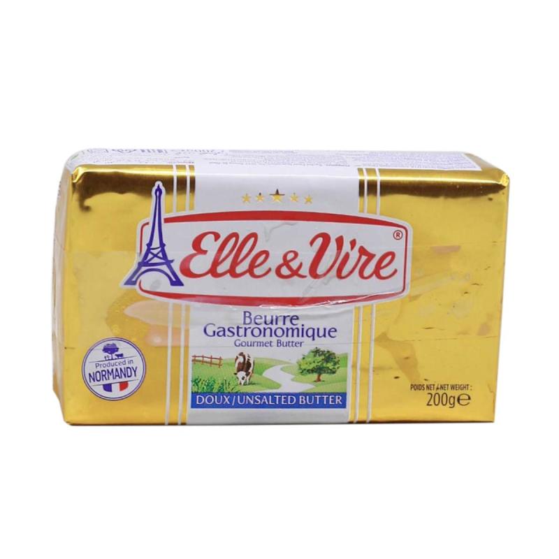 Jual Elle Vire Unsalted Butter 200 Gr Murah Agustus 2020 Blibli Com
