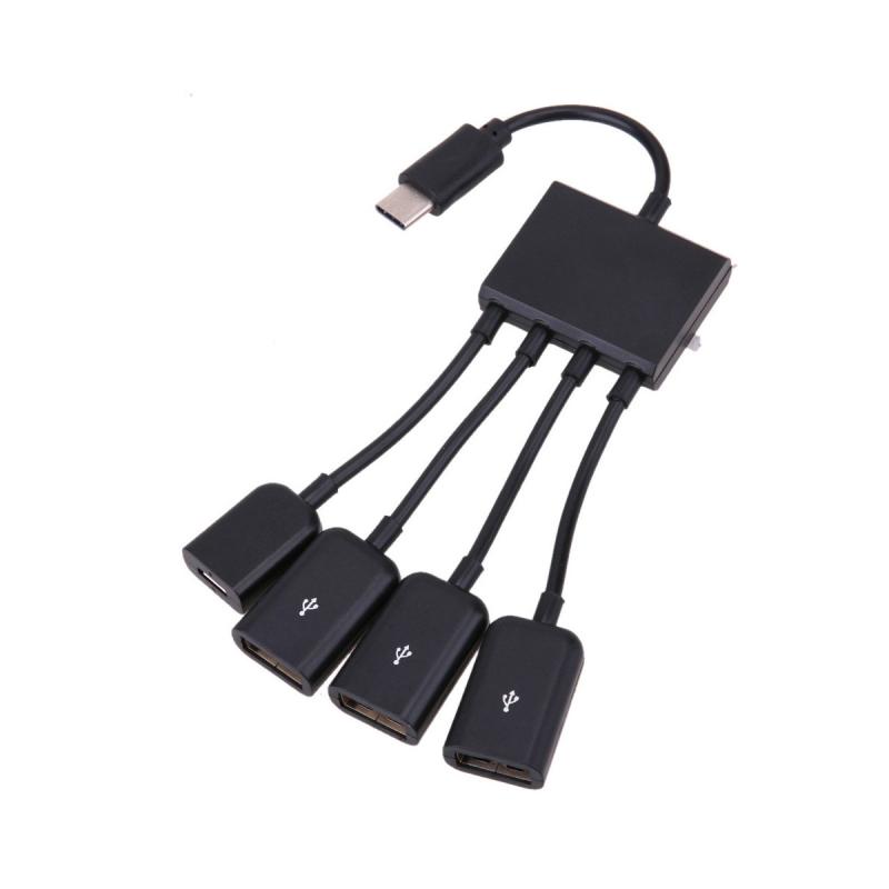 Jual Otg Multiple Usb Power Charging Type C To Usb 3 0 Port Hub Connector Adapter 4 Ports Online Desember 2020 Blibli
