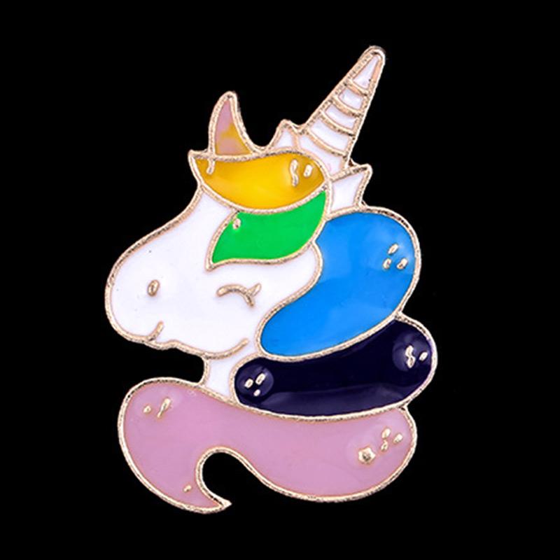 Jual Eds 2 Unicorn Brooch Pin Novelty Cartoon Badge For Clothes