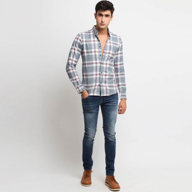 Jual MENTLI Kemeja Flanel Pria - Allred 