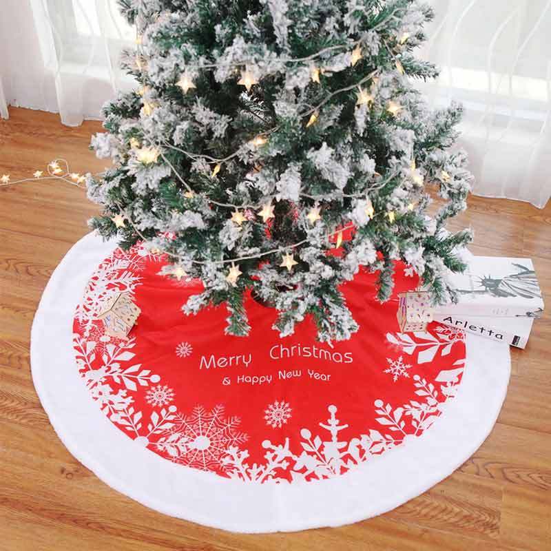 Jual Bluelans Merry Christmas Tree Skirt Apron Stand Base Floor Mat Home Xmas Decor 122 Cm Online Juni 2020 Blibli Com