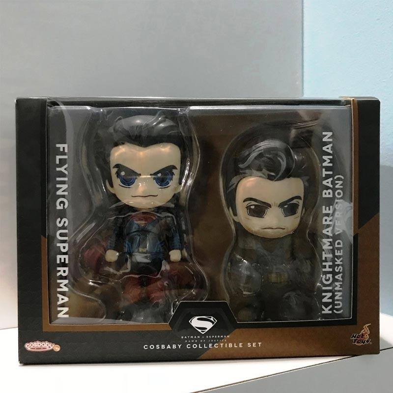 Jual Hot Toys Cosbaby Flying Superman And Knightmare Batman Action