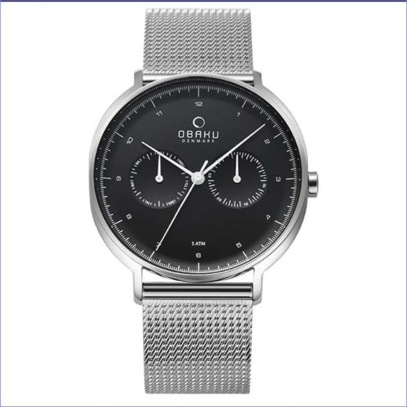 Promo Obaku Denmark Ahorn Onyx Black Round Dial Men s Watch V193gmcbmc Diskon 50 Di Seller Mega.id Duren Sawit Kota Jakarta Timur Blibli