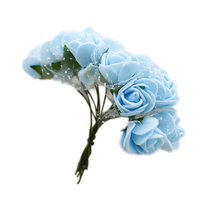 Jual Bluelans 2 5cm Foam Artificial Wrist Flower Fake Rose Bouquet Wedding Party Decoration Online Agustus 2020 Blibli Com