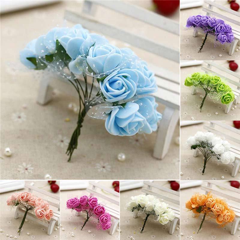 Jual Bluelans 2 5cm Foam Artificial Wrist Flower Fake Rose Bouquet Wedding Party Decoration Online Desember 2020 Blibli